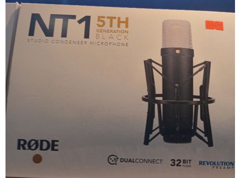 NT1 5th Generation Black Studio Condenser Microphone