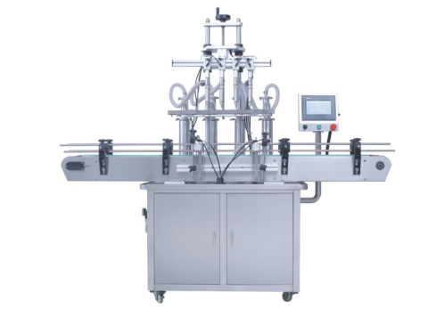 Straight line liquid filling machine