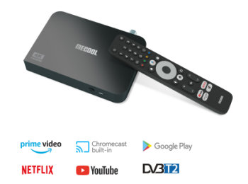 KT2 DVB-T2/T Mecool Android TV 4K ATV Box